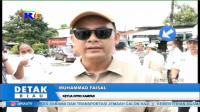 KETUA DPRD KAMPAR TINJAU INTERCHANGE JALAN TOL PEKANBARU - BANGKINANG
